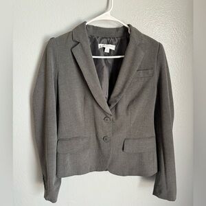 New York & Company Gray Blazer - Size 4 (Average Fit)